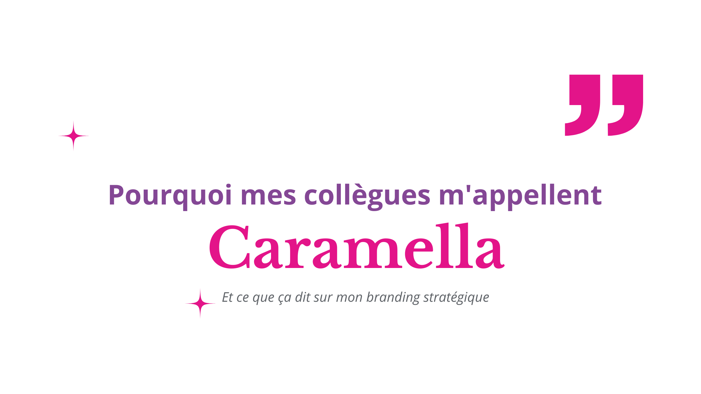 Graphic template header inSight Studio avec texte Caramella