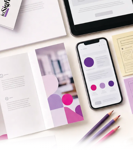 réalisation site internet responsive insight creative studio Neuchâtel header responsive